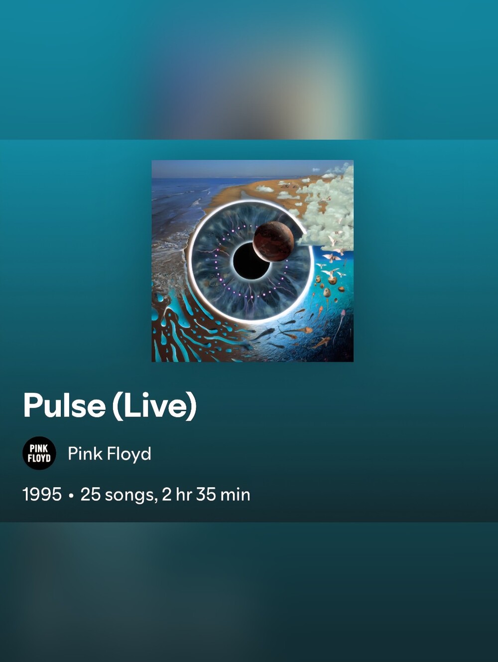 Pink Floyd – Pulse (1995) 2CD Live Digibook Hard Case - LED Red Light Works